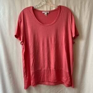 St. John Sport Pink Short Sleeve Blouse Top P